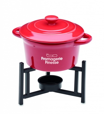 Logo trade promotional gifts picture of: Ceramic fondue set 300 ml