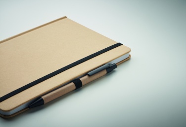 Logo trade promotional product photo of: A5 notebook in recycled carton