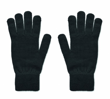 Logotrade promotional item picture of: Knitted gloves in RPET