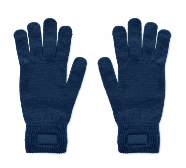 Logo trade promotional products picture of: Knitted gloves in RPET