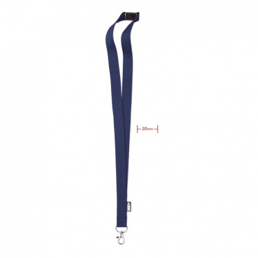 Logotrade corporate gift picture of: Lanyard in RPET 20 mm