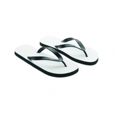 Logo trade promotional merchandise picture of: Sublimation beach slippers