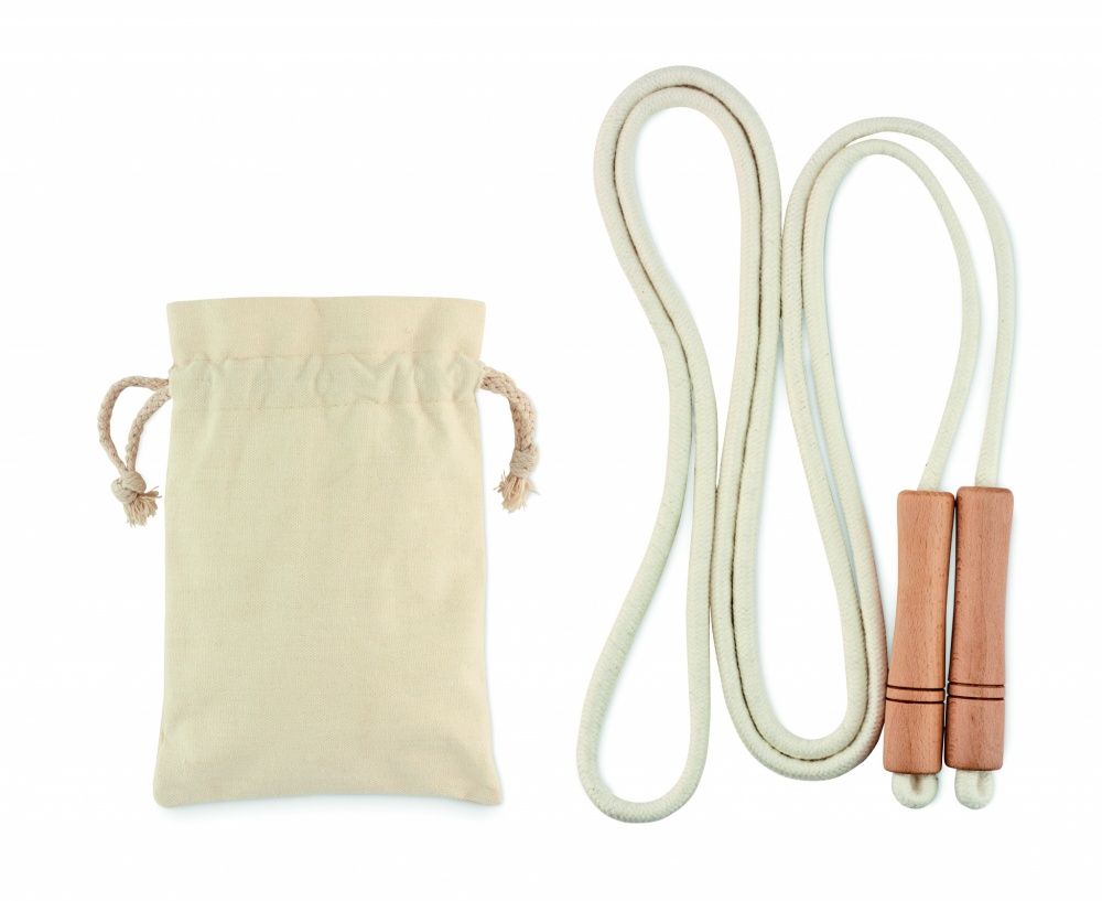 Logo trade corporate gifts image of: Cotton skipping rope