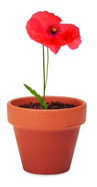 Logotrade promotional products photo of: Terracotta pot 'poppy'