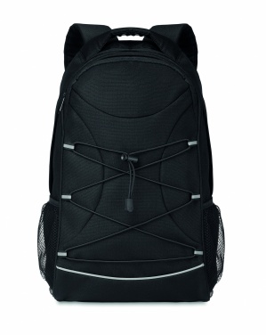 Logo trade promotional giveaways picture of: 600D RPET backpack