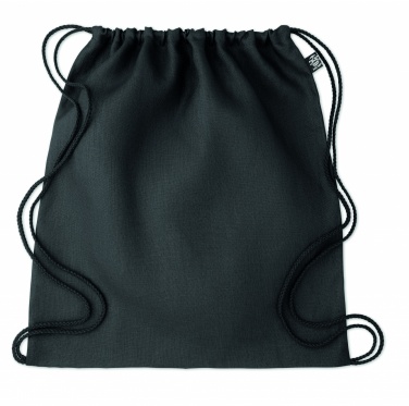 Logo trade corporate gift photo of: Hemp drawstring bag 200 gr/m²