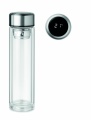 Bottle with touch thermometer, Transparent