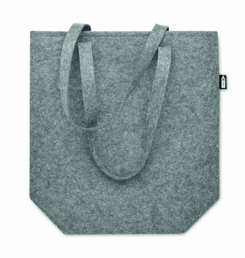 Logo trade promotional gifts image of: RPET felt shopping bag