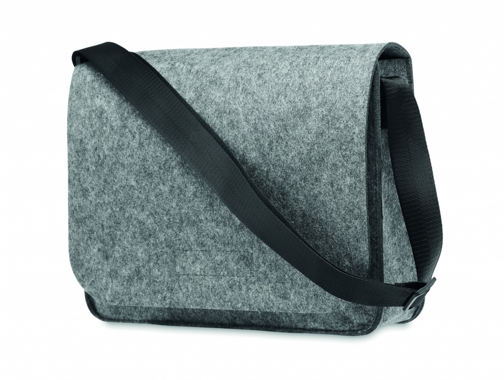 Logo trade business gifts image of: RPET felt laptop bag