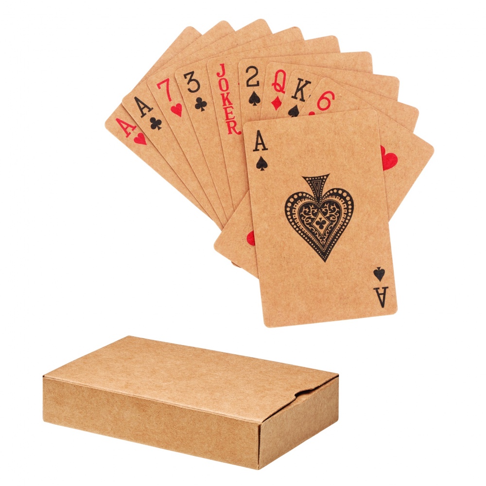 Logo trade promotional products picture of: Recycled paper playing cards