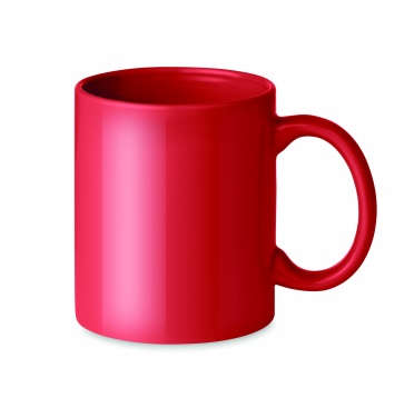 Logo trade promotional products image of: Coloured ceramic mug 300ml