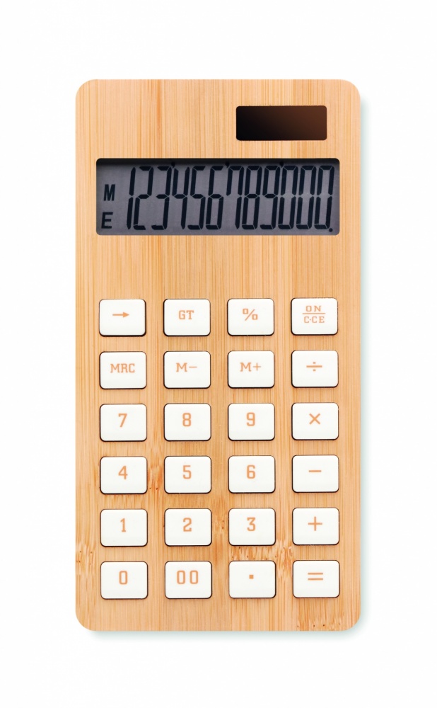 Logotrade promotional items photo of: 12 digit bamboo calculator