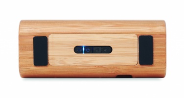 Logotrade advertising products photo of: Wireless bamboo speaker 2x5W