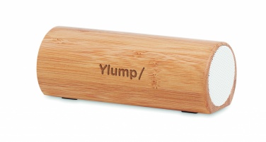 Logo trade advertising product photo of: Wireless bamboo speaker 2x5W