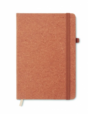 Logotrade promotional gift picture of: Recycled Leather A5 notebook