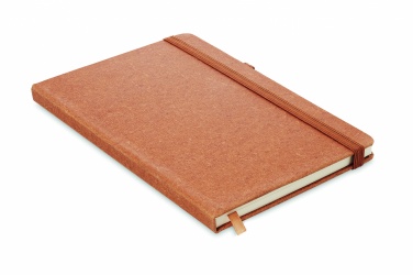 Logo trade corporate gifts picture of: Recycled Leather A5 notebook