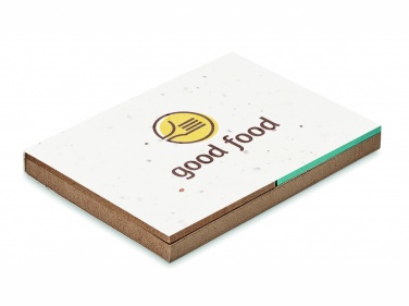 Logotrade promotional giveaways photo of: Grass/seed paper memo pad