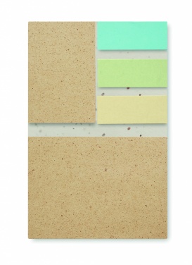 Logotrade corporate gift image of: Grass/seed paper memo pad