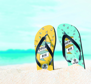 Logo trade advertising product photo of: Sublimation beach slippers