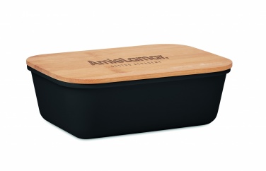 Logo trade corporate gifts image of: Lunch box with bamboo lid