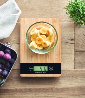 Logotrade corporate gifts photo of: Bamboo digital kitchen scales