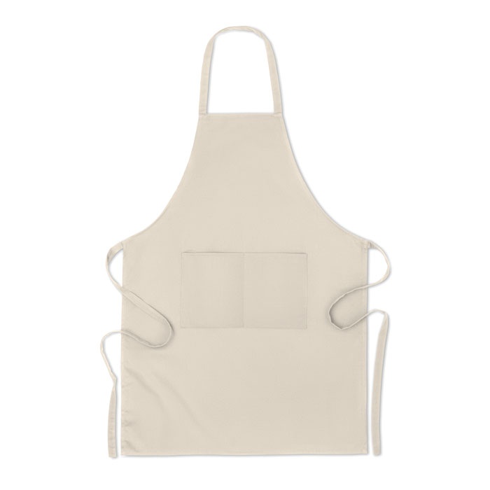 Logotrade promotional giveaway image of: Organic cotton apron 200 gr/m²