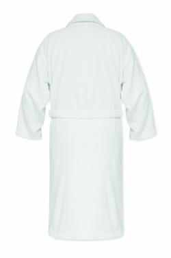 Logo trade promotional gifts picture of: Bathrobe organic cotton XL/XXL