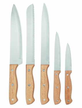 Logotrade corporate gift image of: 5 piece knife set in base