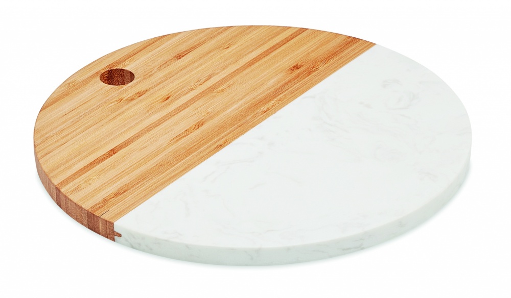 Logotrade business gift image of: Marble/ bamboo serving board