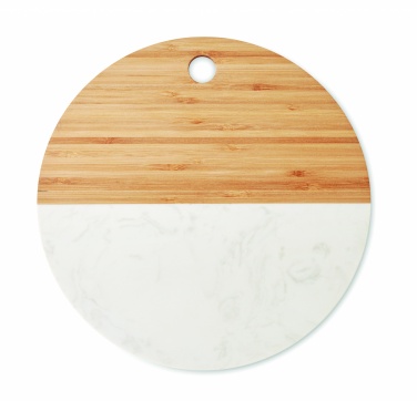 Logotrade promotional giveaway picture of: Marble/ bamboo serving board