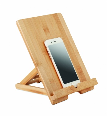 Logo trade advertising products picture of: Bamboo tablet stand TUANUI