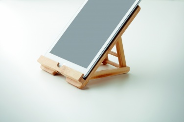 Logo trade promotional merchandise picture of: Bamboo tablet stand TUANUI