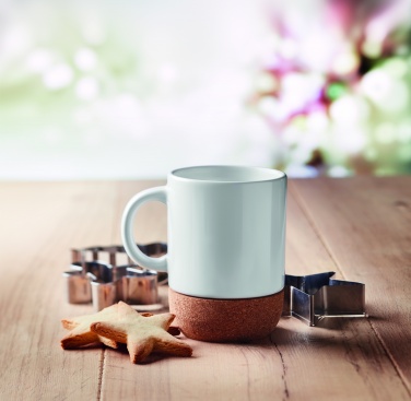 Logo trade promotional gifts picture of: Sublimation mug with cork base