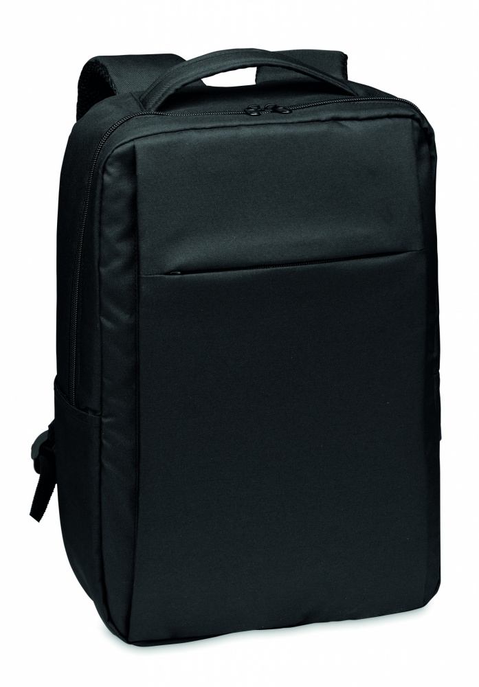 Logotrade promotional merchandise photo of: Laptop backpack in 300D RPET