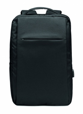 Logo trade corporate gifts image of: Laptop backpack in 300D RPET