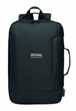 Logo trade advertising products image of: Laptop backpack in 300D RPET