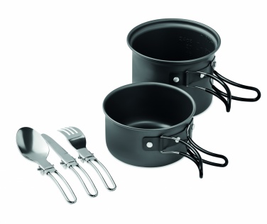 Logotrade promotional items photo of: 2 camping pots with cutlery