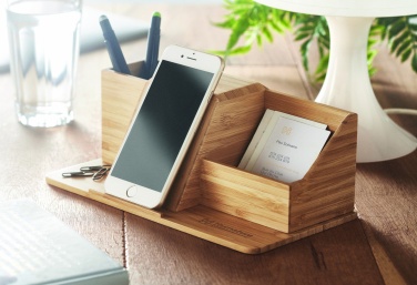 Logo trade promotional item photo of: Desktop wireless charger  10W GROOVY