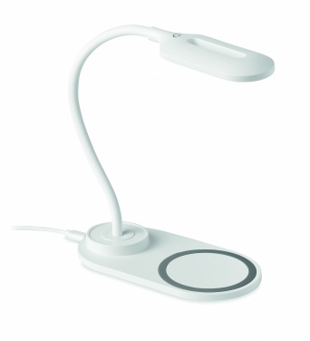 Logo trade promotional items picture of: Desktop light and charger 10W