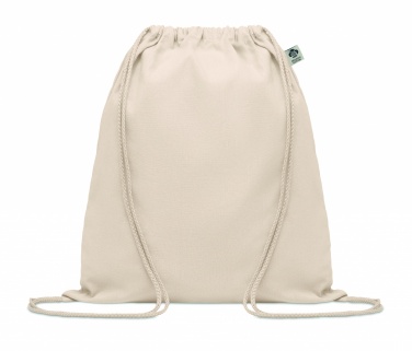 Logotrade promotional gift picture of: Organic cotton drawstring bag