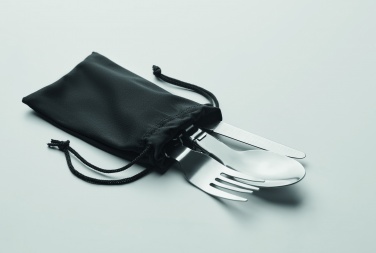 Logotrade promotional item picture of: 3-piece camping cutlery set