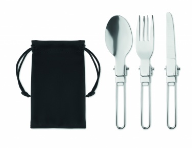 Logotrade promotional product image of: 3-piece camping cutlery set