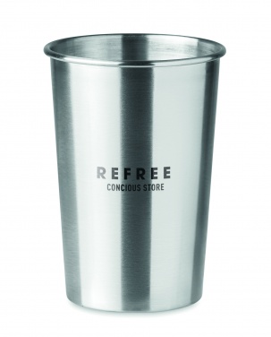 Logo trade promotional merchandise image of: Stainless Steel cup 350ml