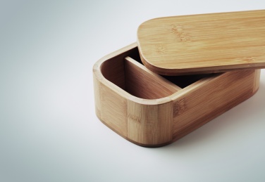 Logo trade promotional product photo of: Bamboo lunch box 1000ml