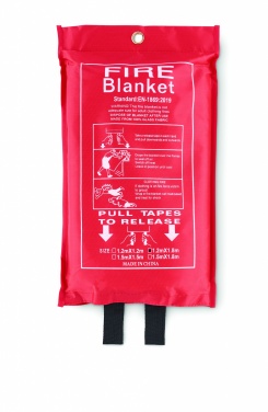 Logo trade promotional merchandise photo of: Fire blanket in pouch 120x180