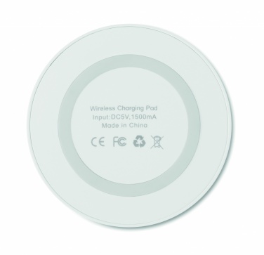 Logo trade promotional products image of: Small wireless charger 15W