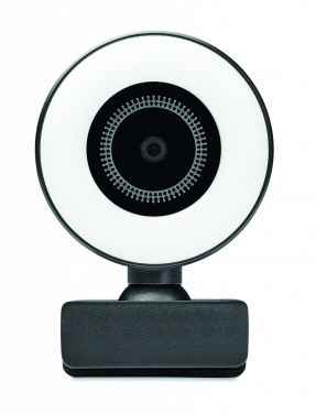 Logo trade promotional giveaway photo of: 1080P HD webcam and ring light