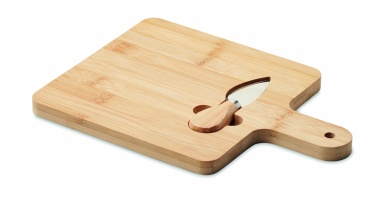 Logotrade advertising product image of: Cheese board set in bamboo Bremen