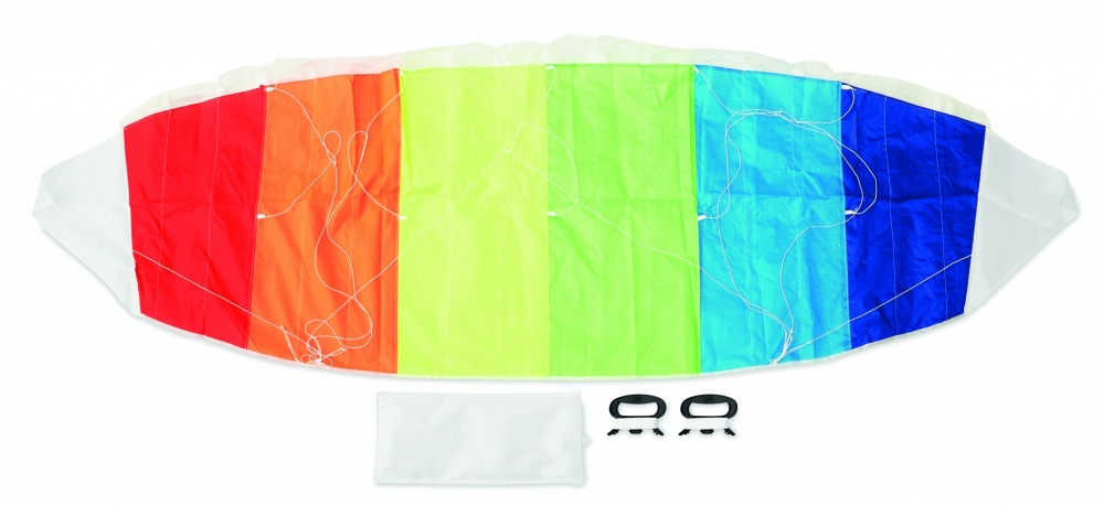 Logo trade promotional items image of: Rainbow design kite in pouch