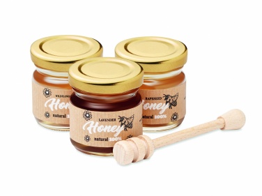 Logotrade advertising products photo of: Set of 3 wildflower honey